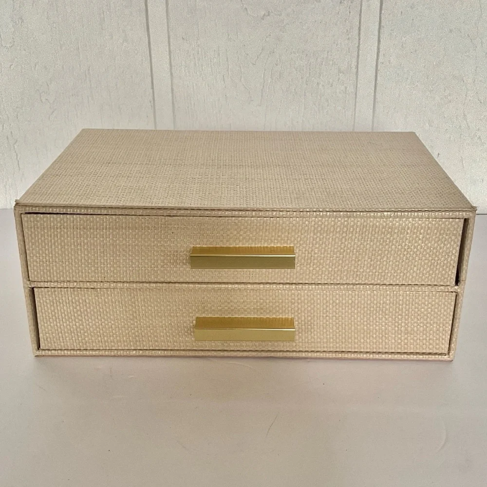 Target A New Day Cream 2 Drawer Jewelry Organizer NWT